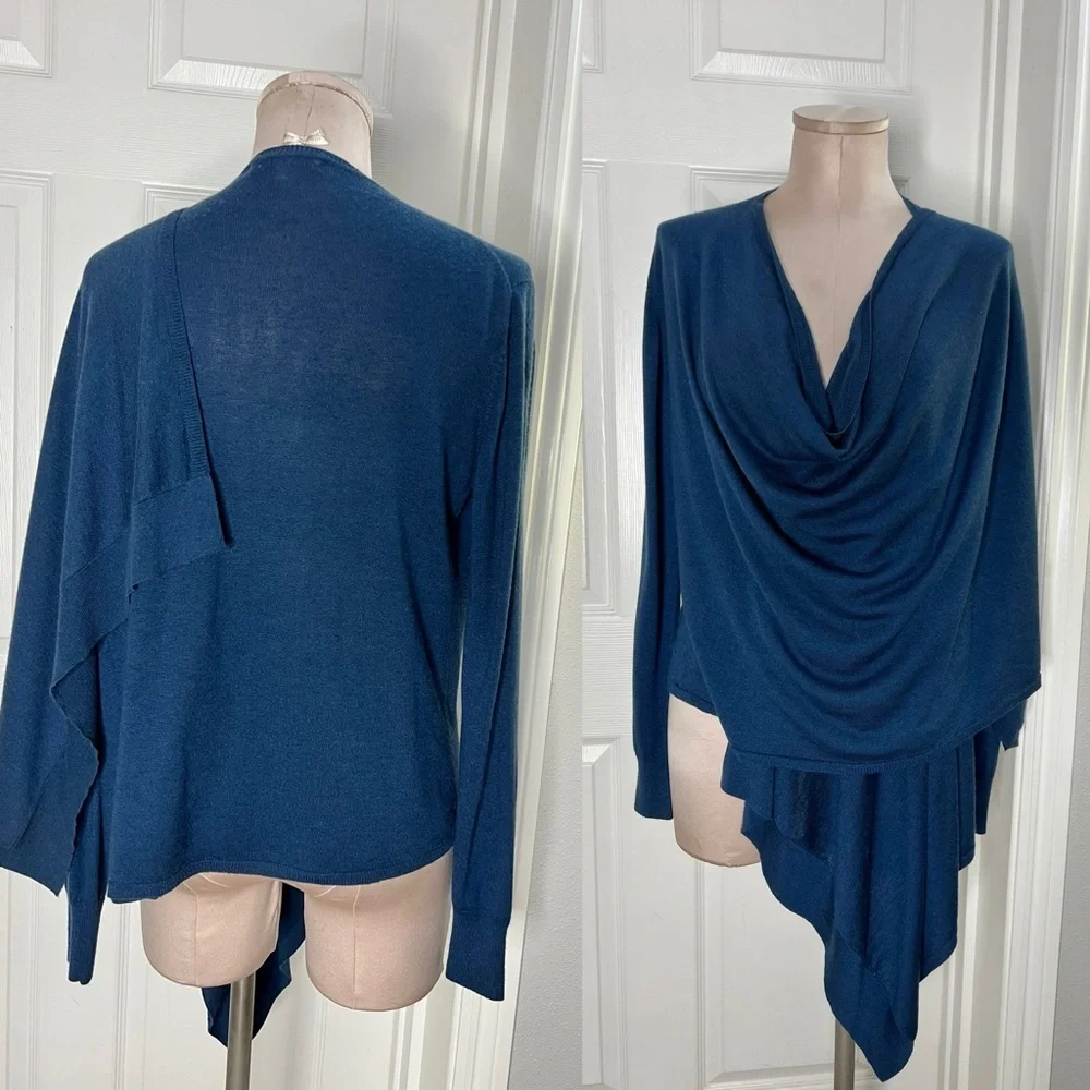 Armand Diradourian Cashmere Silk Blend Sweater Cardigan Sz L - Picture 3 of 13
